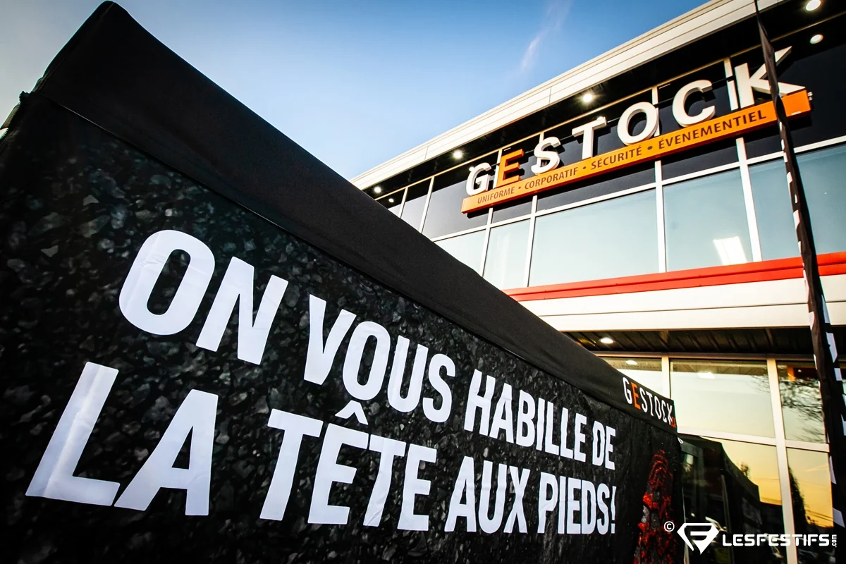 Façade de la boutique Gestock à Québec